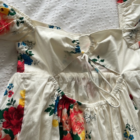 floral peasant dress 💐 - Picture 5 of 6